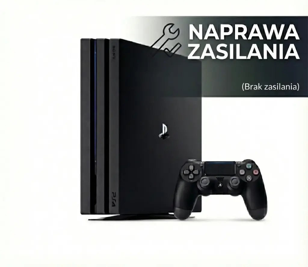 Naprawa problemu z zasilaniem (Brak zasilania) - Sony PS4 PRO