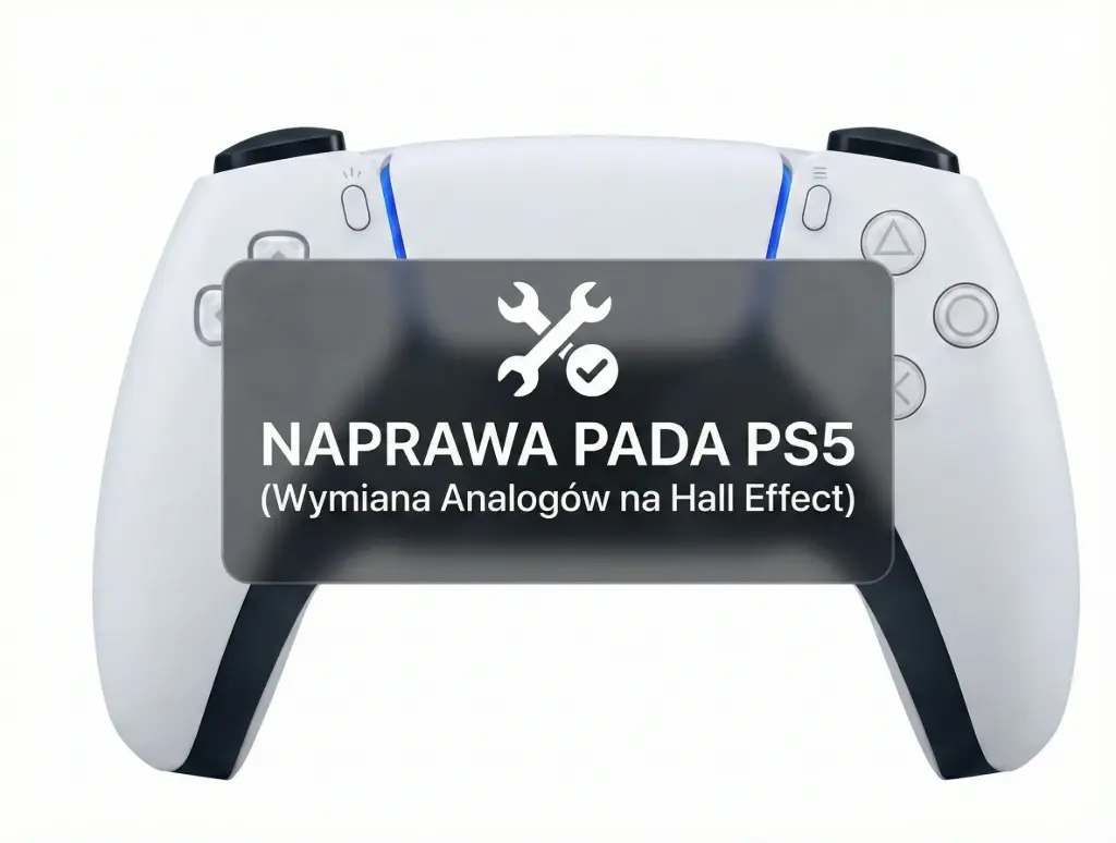 Naprawa Pada Sony DualSense (PS5) - Wymiana Analogów na Hall Effect (Magnetyczne)