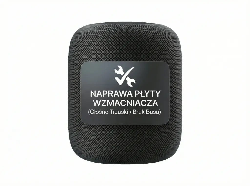 Naprawa Płyty Wzmacniacza (Głośne Trzaski / Brak Basu) - Apple HomePod (1. generacja)