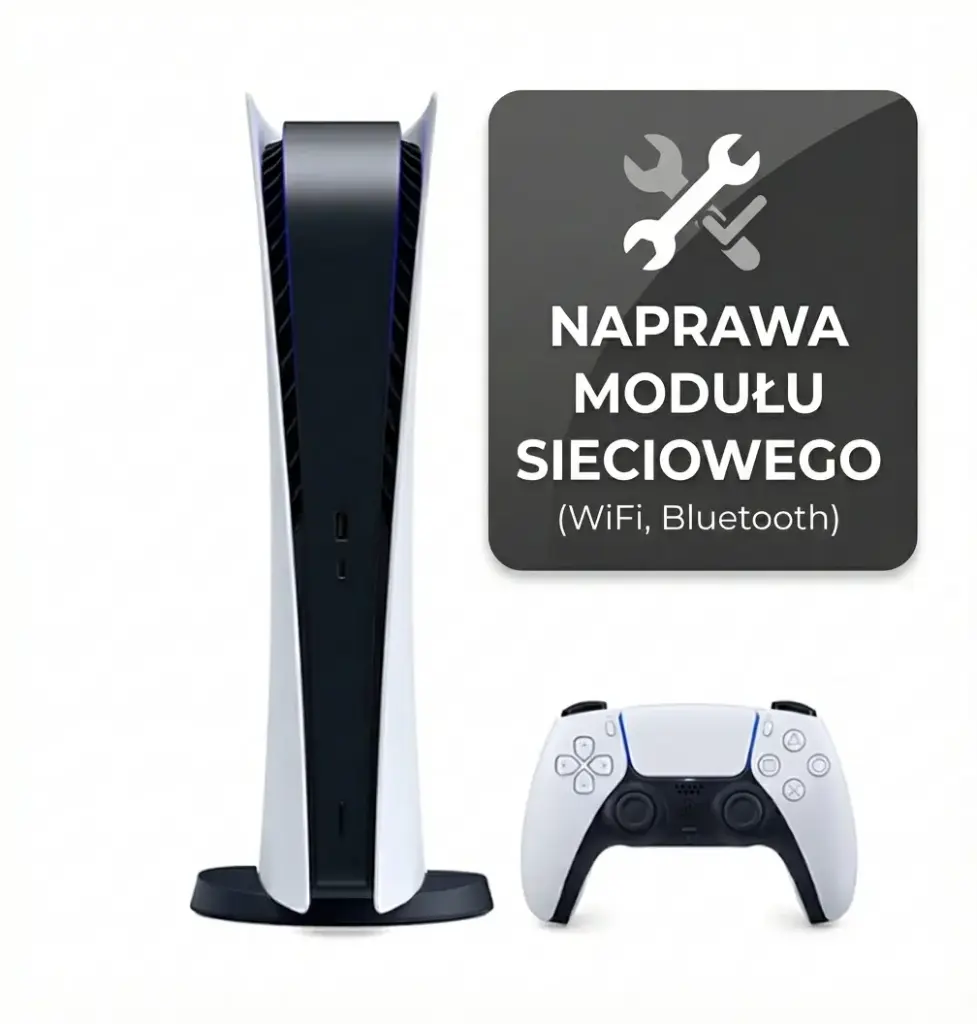 Naprawa Modułu Sieciowego (WiFi, Bluetooth) - Sony PS5 Digital