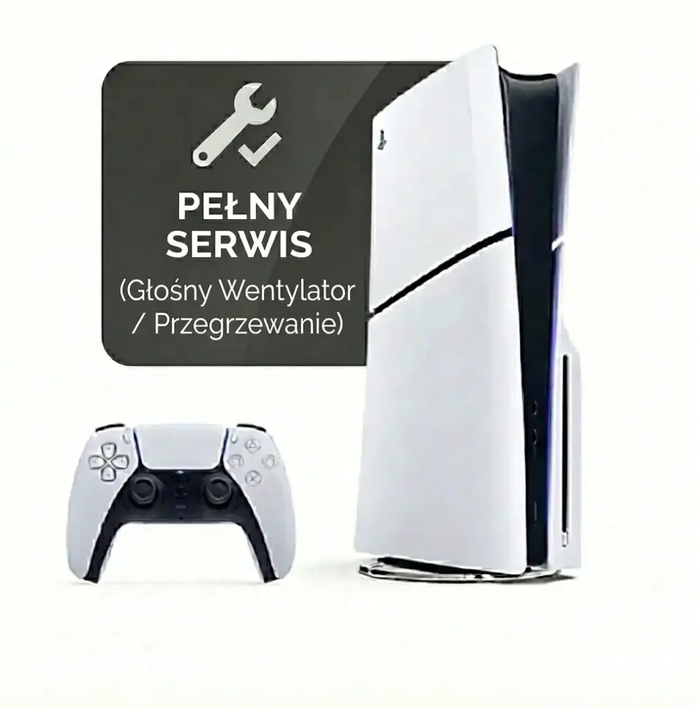 Pełny Serwis (Głośny Wentylator / Przegrzewanie) - Sony PS5 Slim