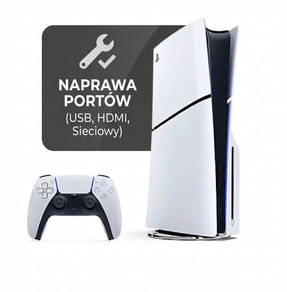 Naprawa Portów (USB, HDMI, Sieciowy) - Sony PS5 Slim