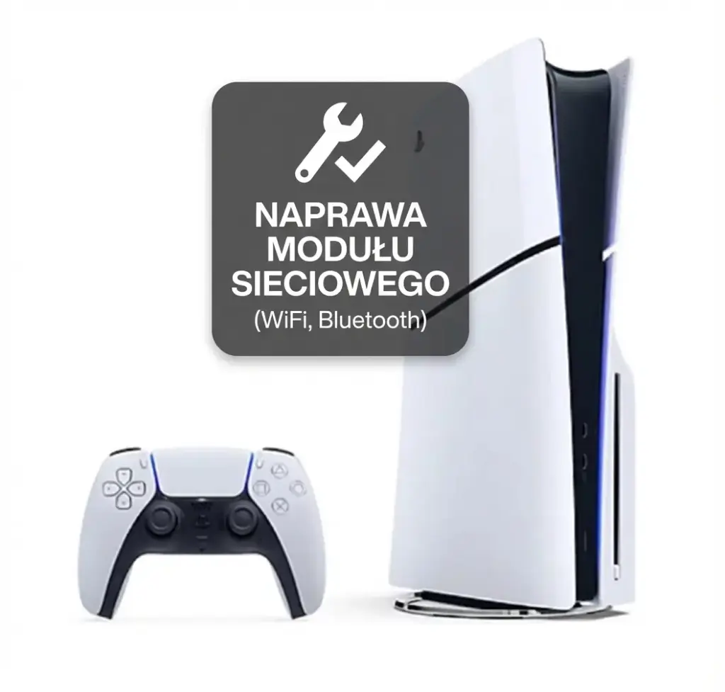 Naprawa Modułu Sieciowego (WiFi, Bluetooth) - Sony PS5 Slim