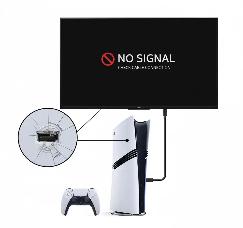 Naprawa Portu HDMI (Brak Obrazu) - Sony PS5 Pro