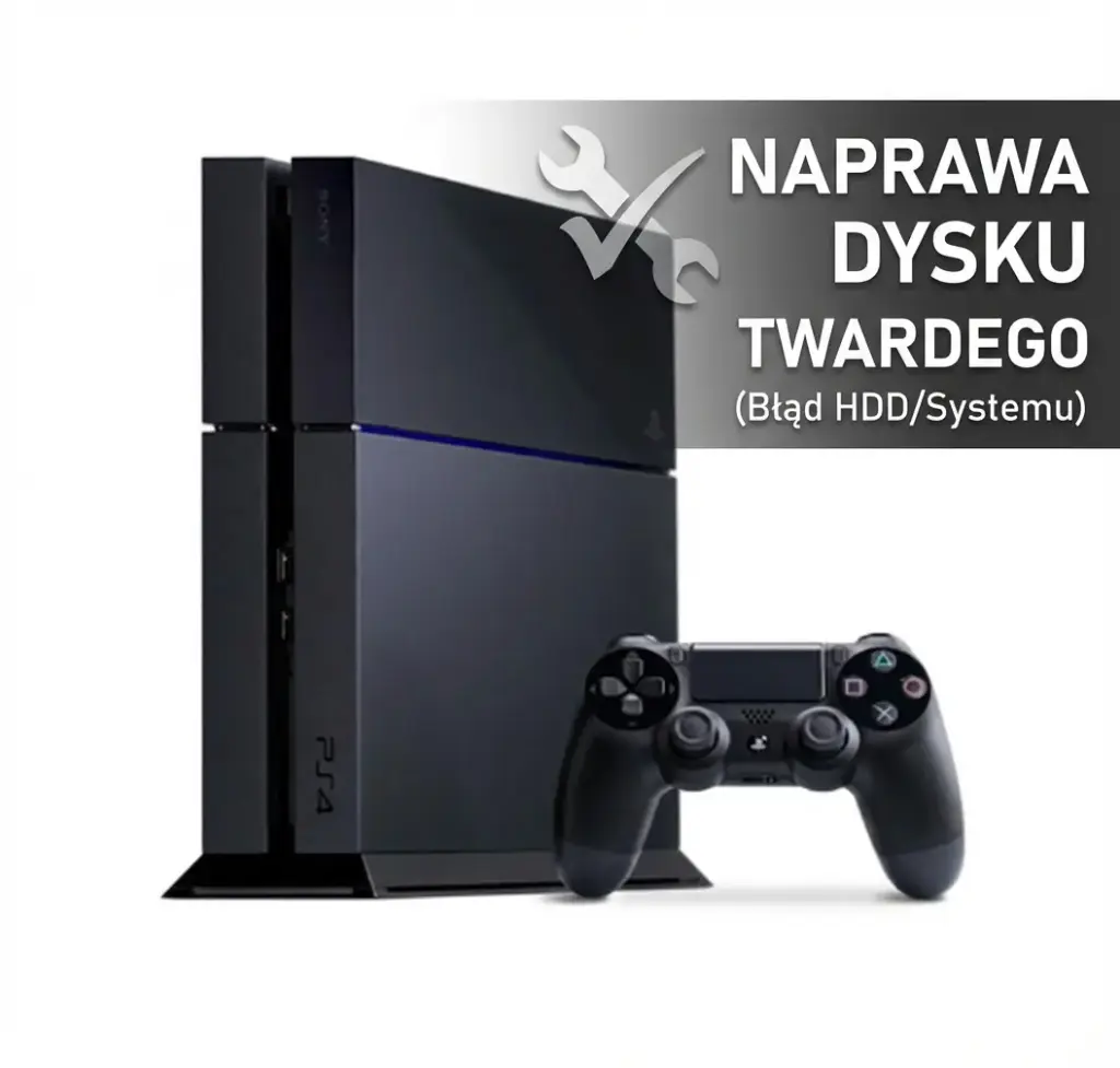 Naprawa Dysku Twardego (Błąd HDD/Systemu) - Sony PS4