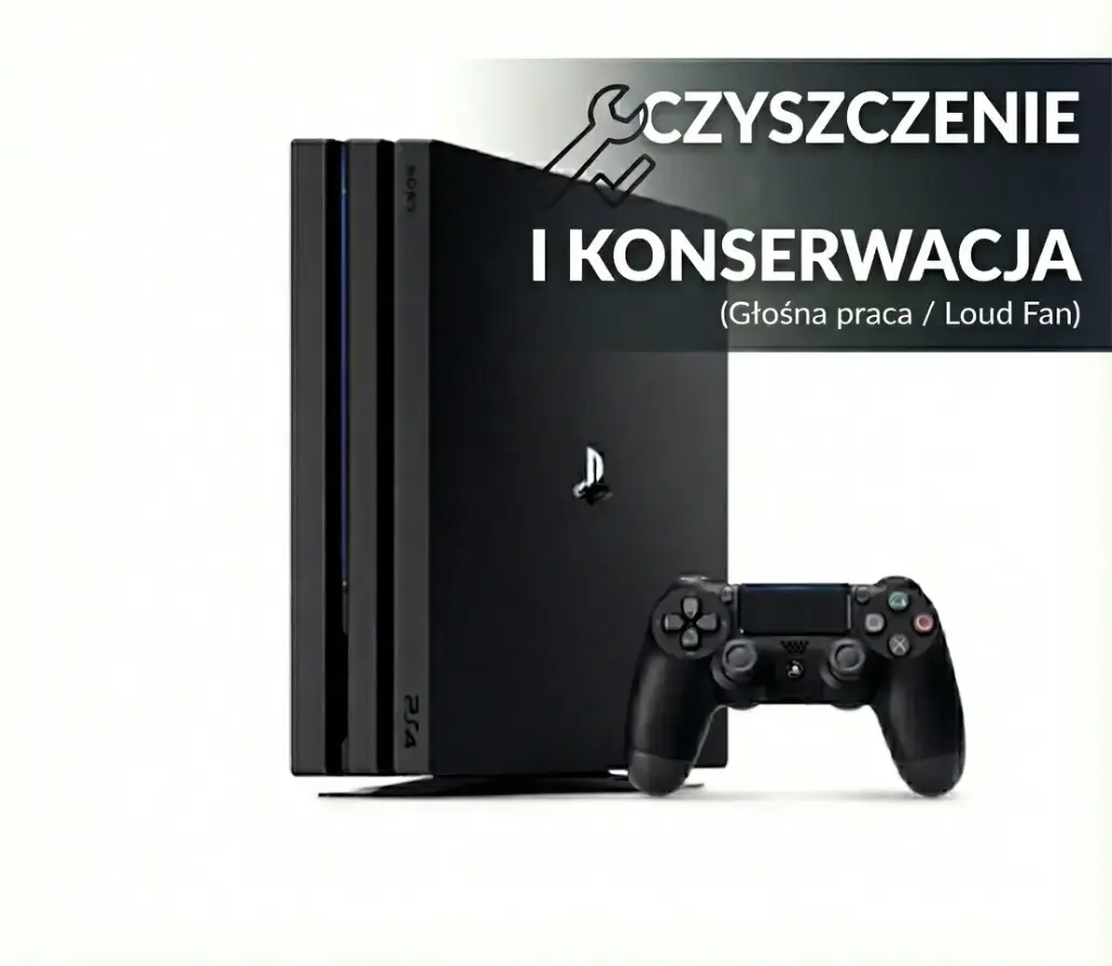 Czyszczenie i Konserwacja (Głośna praca) - Sony PS4 PRO