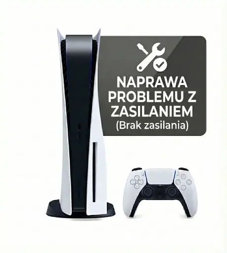 Naprawa problemu z zasilaniem (Brak zasilania) - Sony PS5