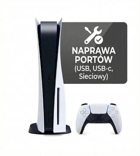 Naprawa Portów (USB, USB-c, Sieciowy) - Sony PS5