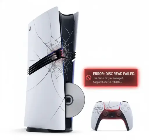 Naprawa Napędu (Błąd odczytu płyty) - Sony PS5 Pro