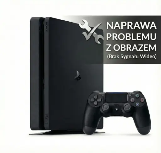 Naprawa Problemu z Obrazem (Brak Sygnału Wideo) - Sony PS4 Slim